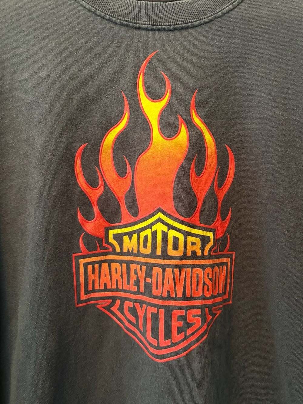 Vintage Harley-Davidson Flame Long Sleeve Shirt - Picture 4 of 11